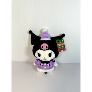 Sanrio Kuromi Holiday Plush Purple Santa Outfit New With Tags